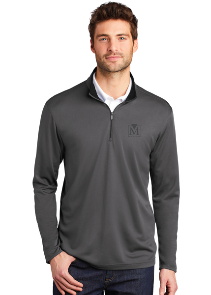 Men's Port Authority Silk Touch Performance 1/4 Zip Cover-Up
